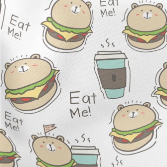 Bear Shaped Burger Stretch Ponte