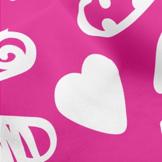 Graffiti Pattern Love Heart Micro Fleece