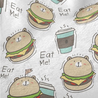 Bear Shaped Burger Minky