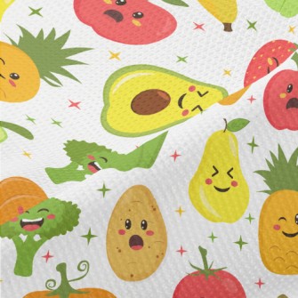 Happy Expression Vegetables Piqué