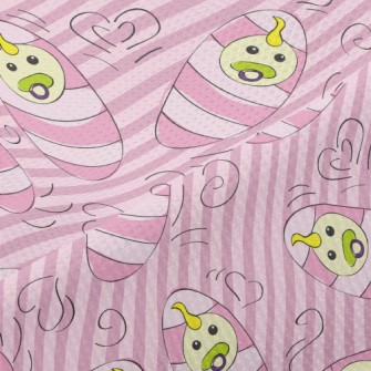 Hand Drawn Baby Doodles Piqué