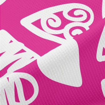 Graffiti Pattern Love Heart Piqué