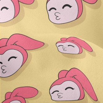 Pouting Bunny Girl Lightweight Performance Linen