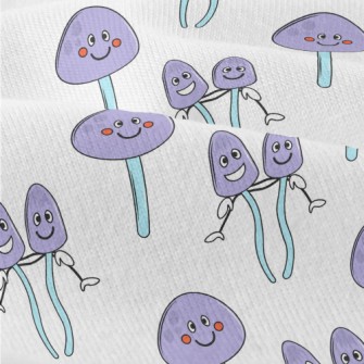 Funny Purple Mushroom Modern Jersey