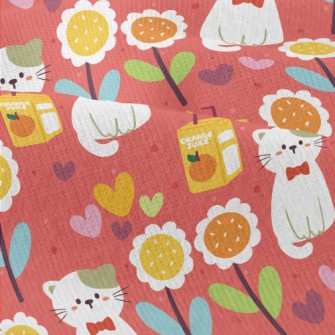 Cat And Orange Juice Modern Jersey