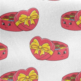 Valentine&#39;s Day Chocolate  Jersey Backed Fleece