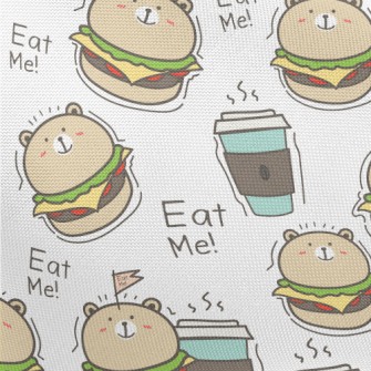 Bear Shaped Burger Pongee