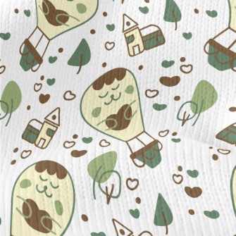 Cute Hot Air Balloon Stretch Jersey