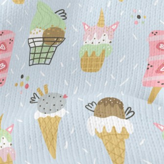 Cartoon Ice Cream Stretch Jersey