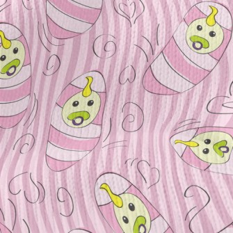 Hand Drawn Baby Doodles Stretch Jersey