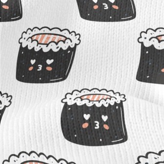 Cute Pouty Sushi Stretch Jersey