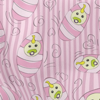 Hand Drawn Baby Doodles Lightweight Cotton Poplin