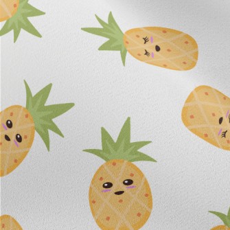 Cartoon Expression Pineapple Chiffon