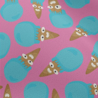 Funny Blue Ice Cream Chiffon