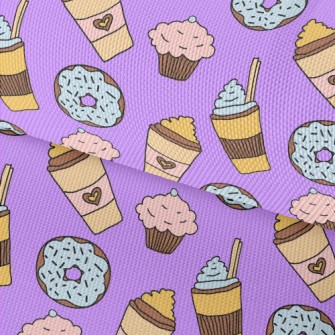 Milkshakes And Baked Desserts Waterproof Oxford