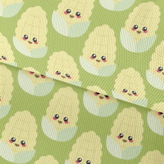 Cute Smiling Corn Waterproof Oxford