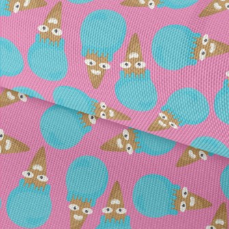 Funny Blue Ice Cream Waterproof Oxford