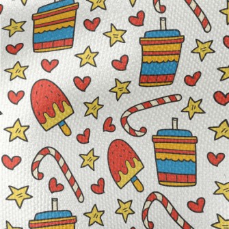 Popsicles &amp; Candy Waterproof Canvas