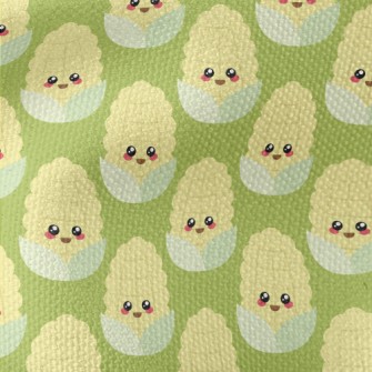 Cute Smiling Corn Waterproof Canvas