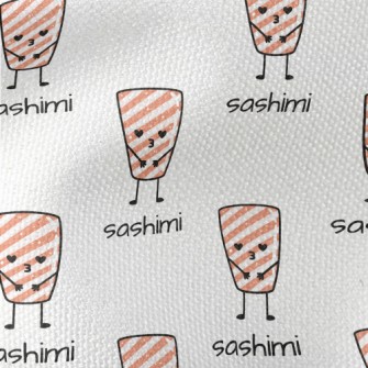 Cute Pouty Sashimi Waterproof Canvas