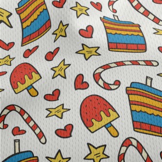 Popsicles &amp; Candy Athletic Mesh Flat Back