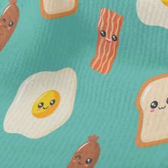 Cartoon American Breakfast Terry