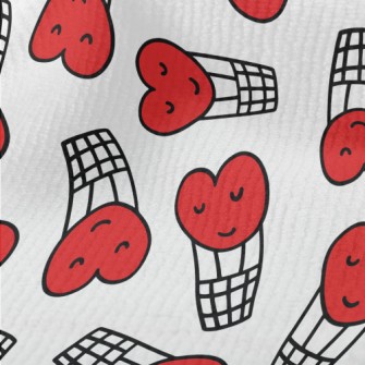 Hand Drawn Love Hot Air Balloo Terry