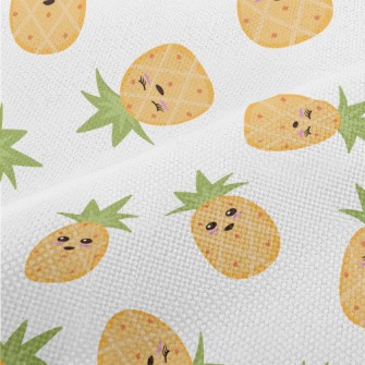 Cartoon Expression Pineapple Performance Linen