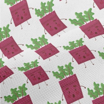 Beet Shape Patch Performance Linen