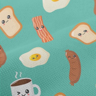 Cartoon American Breakfast Performance Linen