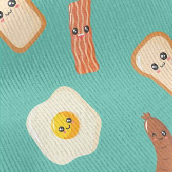 Cartoon American Breakfast Standard Corduroy