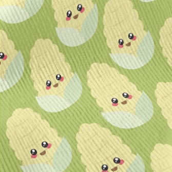 Cute Smiling Corn Standard Corduroy