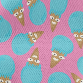 Funny Blue Ice Cream Standard Corduroy