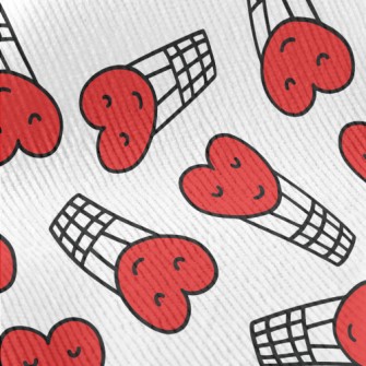 Hand Drawn Love Hot Air Balloo Standard Corduroy