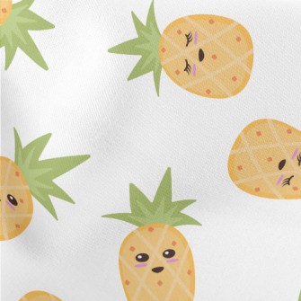 Cartoon Expression Pineapple Stretch Ponte
