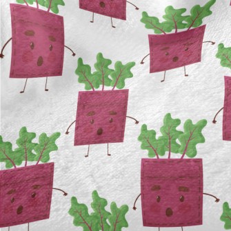 Beet Shape Patch Minky