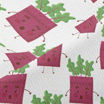 Beet Shape Patch Piqué