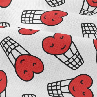 Hand Drawn Love Hot Air Balloo Modern Jersey