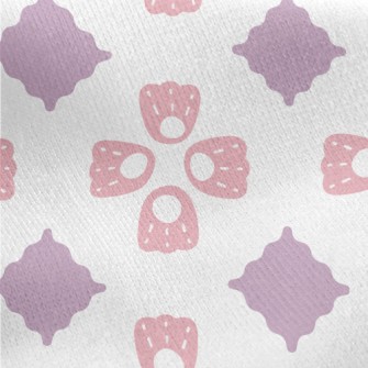 Lovely Round-leaved Bellflower Jersey Backed Fleece