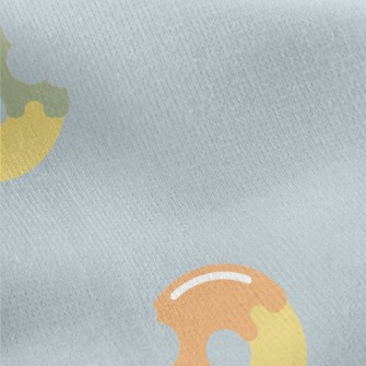 A Bite Of Donut Jersey Backed Fleece