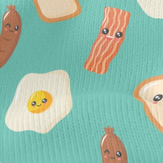 Cartoon American Breakfast Stretch Jersey