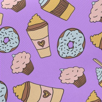Milkshakes And Baked Desserts Midweight Cotton Poplin