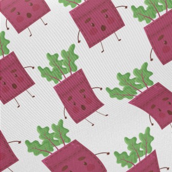 Beet Shape Patch Midweight Cotton Poplin