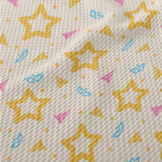 Party Hollow Stars Birdseye Piqué