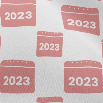 2023 Pink Calendar Chiffon