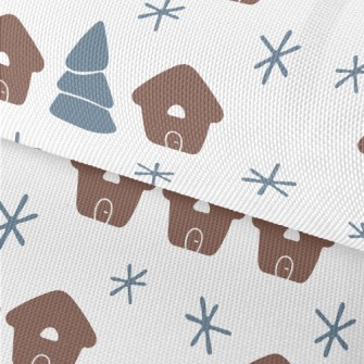 Cute Winter Town Waterproof Oxford