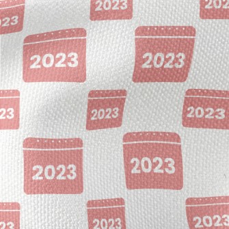 2023 Pink Calendar Waterproof Canvas