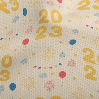 New Year&#39;s Eve Fireworks A Athletic Mesh Flat Back