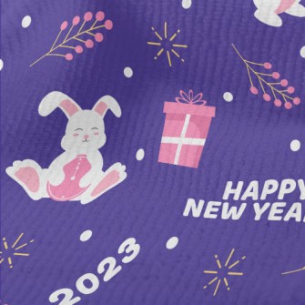 Cute Rabbit New Year Terry