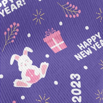 Cute Rabbit New Year Standard Corduroy